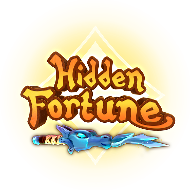 Logo Hidden Fortune Vr Virtual Reality Game Gold Dragon - Illustration (750x750), Png Download