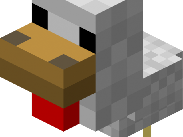 Minecraft Clipart Minecraft House - Pollito Minecraft (640x480), Png Download