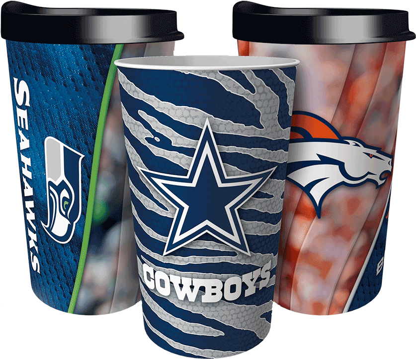 Nfl Full-image Tumblers - Dynamic Drinkware Cups (887x784), Png Download
