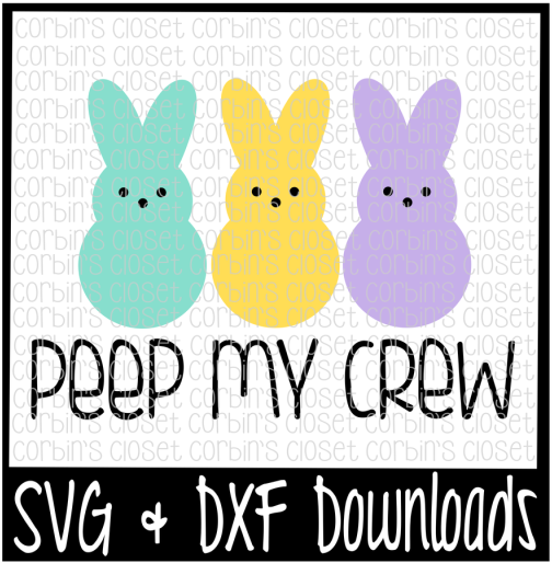 Free Easter Svg * Peep My Crew * Easter * Bunny Cut - Proud Softball Mom Svg (800x532), Png Download