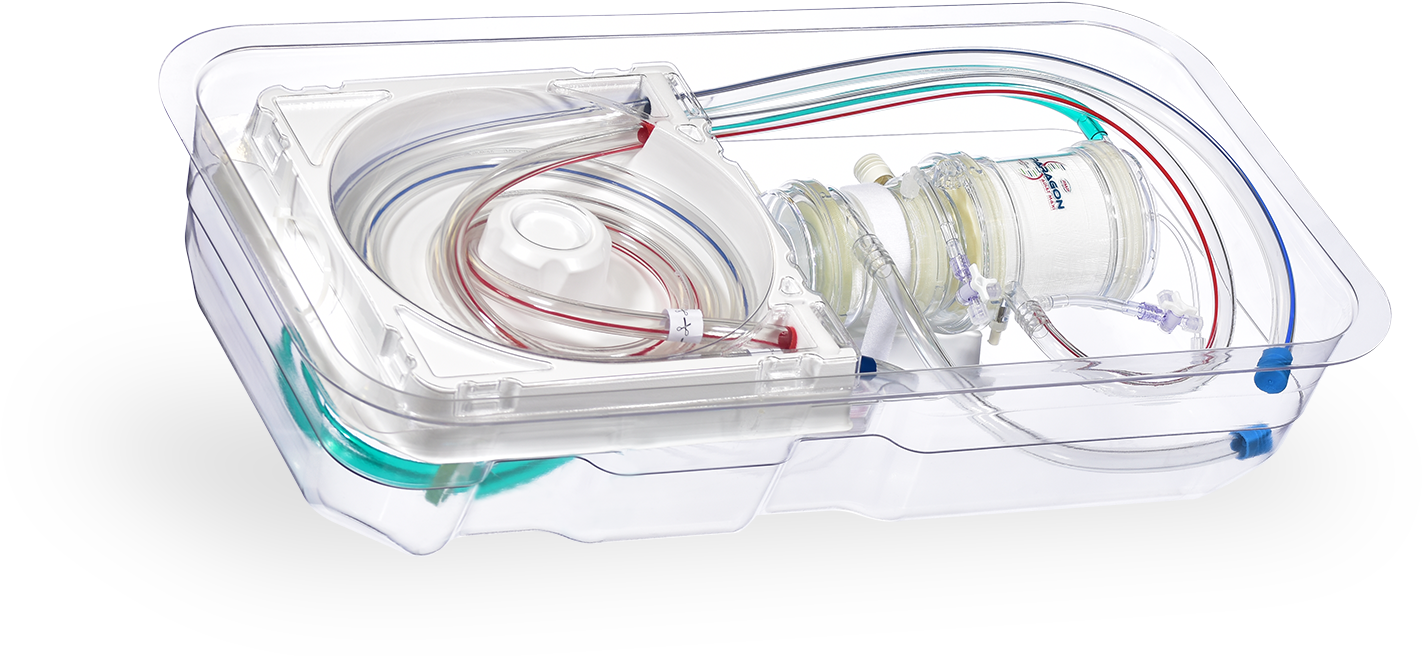 Customised Tubing Packs Is Available From Chalice Medical - Drawing (1500x694), Png Download