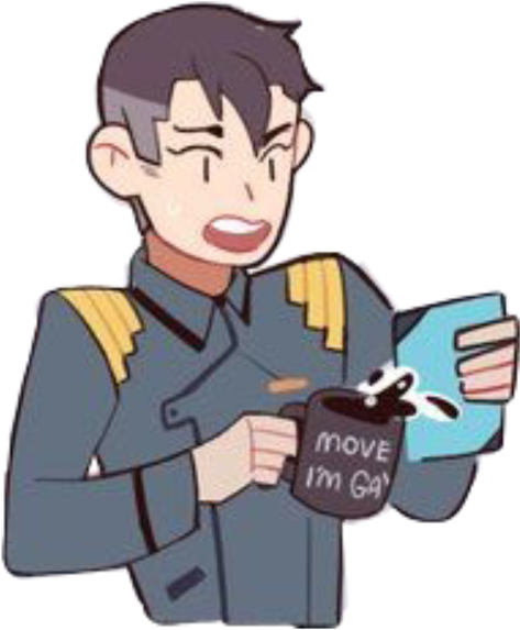 Move Im Gay Shiro Vld Voltron Blackpaladin Freetoedit - Voltron: Legendary Defender (1024x1024), Png Download