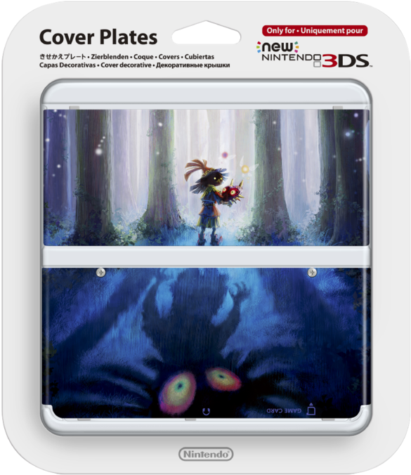 New 3ds Cover Plate 23 Majora's Mask - 3ds Zelda Cover Plates (960x942), Png Download