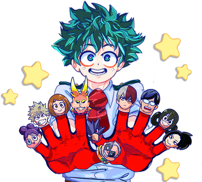 Villain Deku Zine (784x666), Png Download