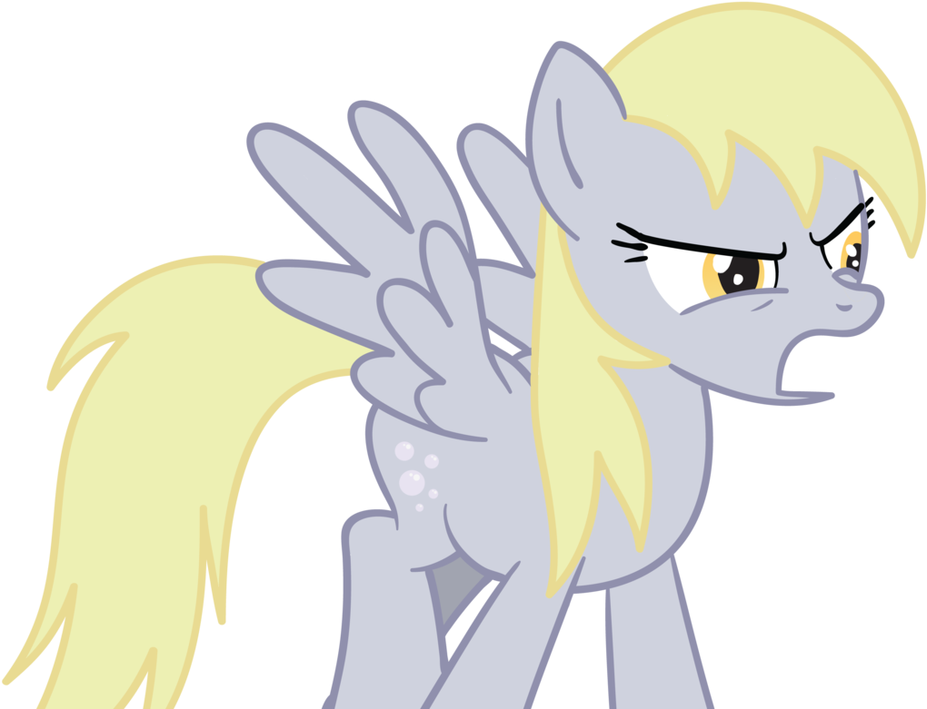 Angry Derpy By Scootaloooo-d5u53w4 - Derpy Hooves Angry (1024x843), Png Download