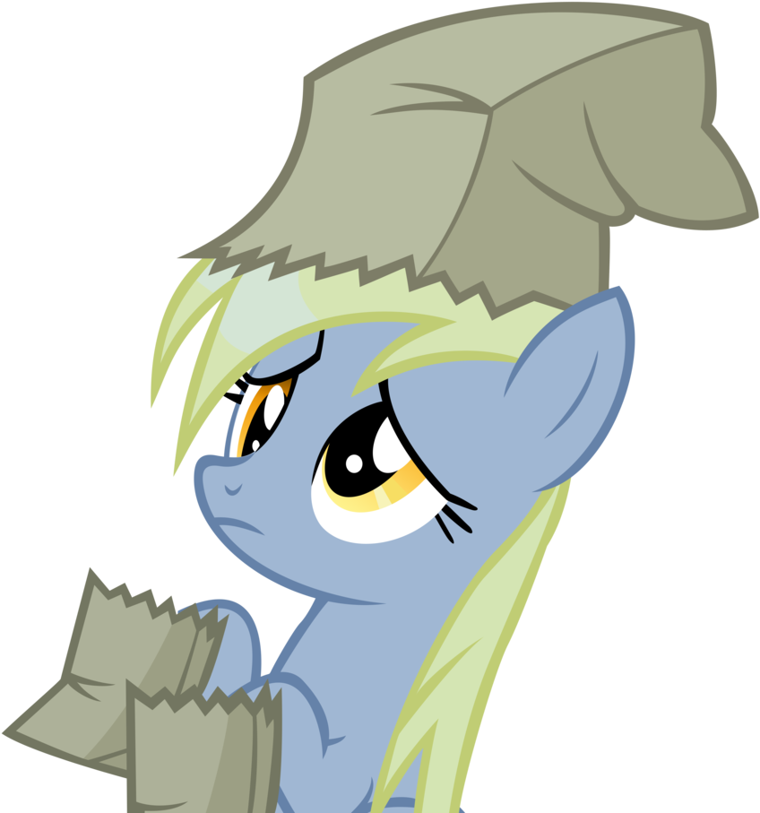 Why Won't They Love - Derpy Hooves Sad (875x914), Png Download