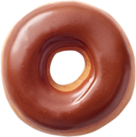 Dougnut Clipart Krispy Kreme Doughnuts - Chocolate (640x480), Png Download