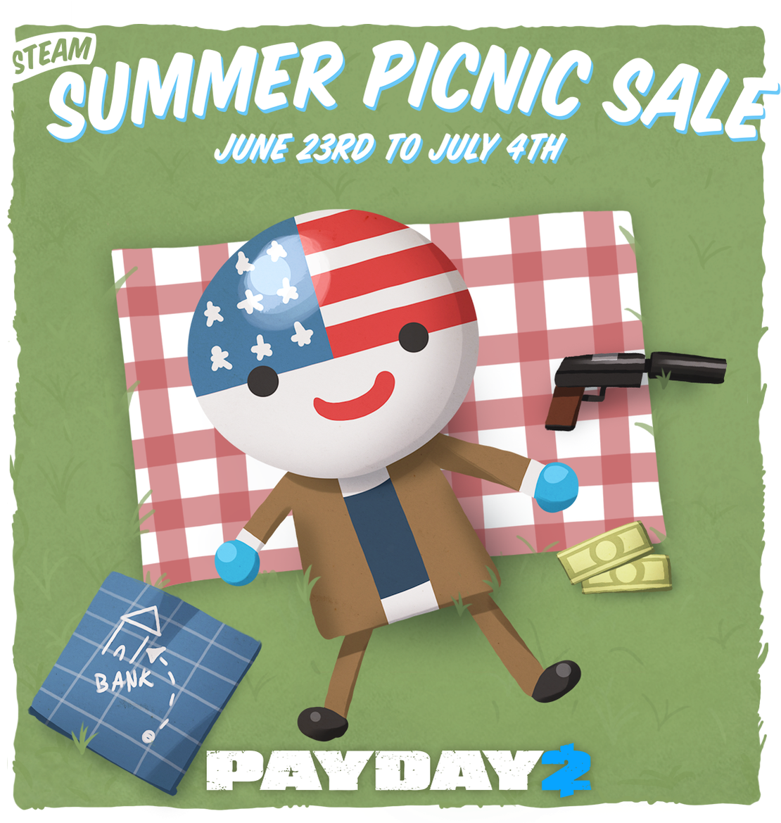 Overkill Software On Twitter - Payday 2 (1140x1200), Png Download