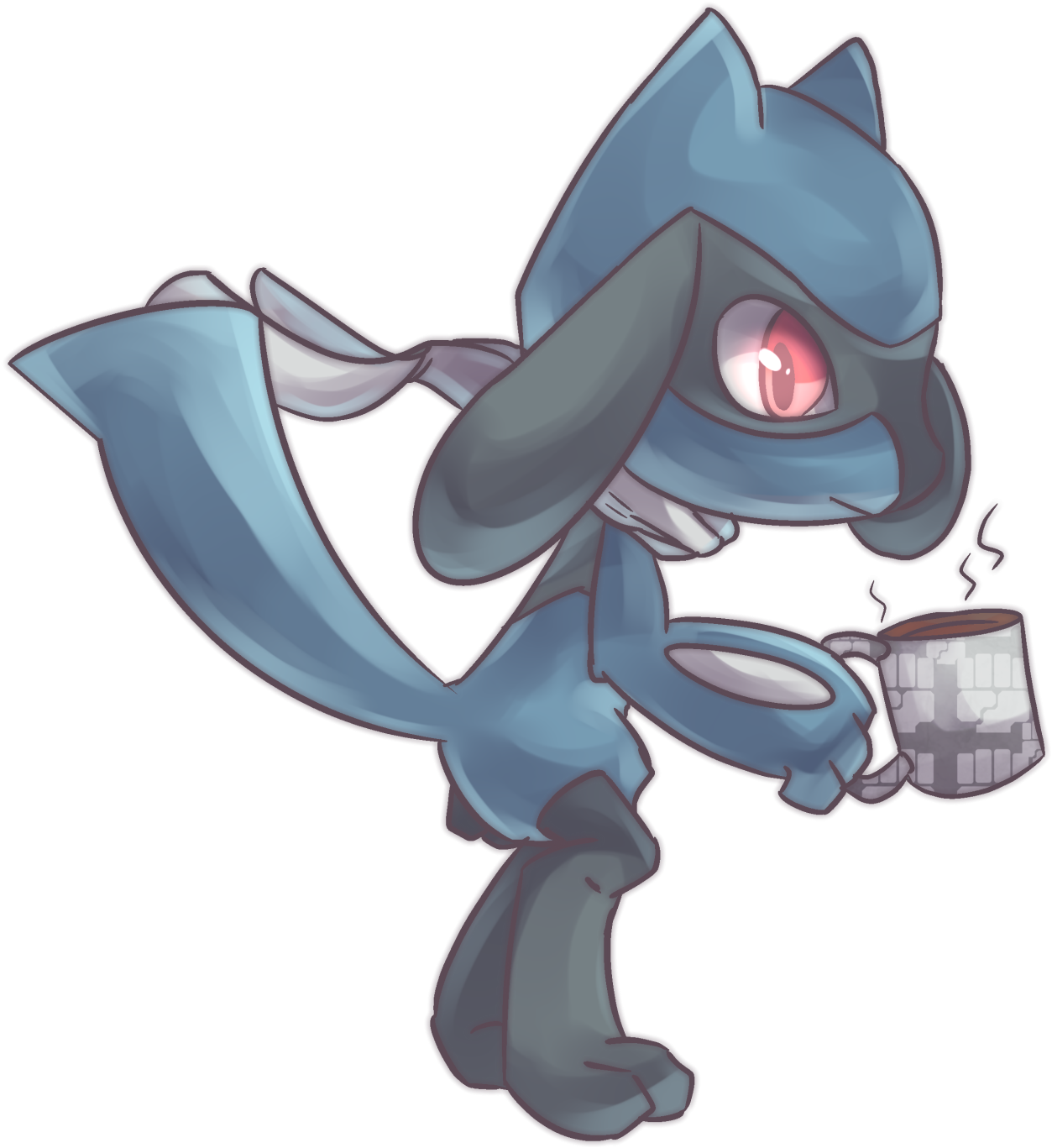 Riolu (1280x1396), Png Download
