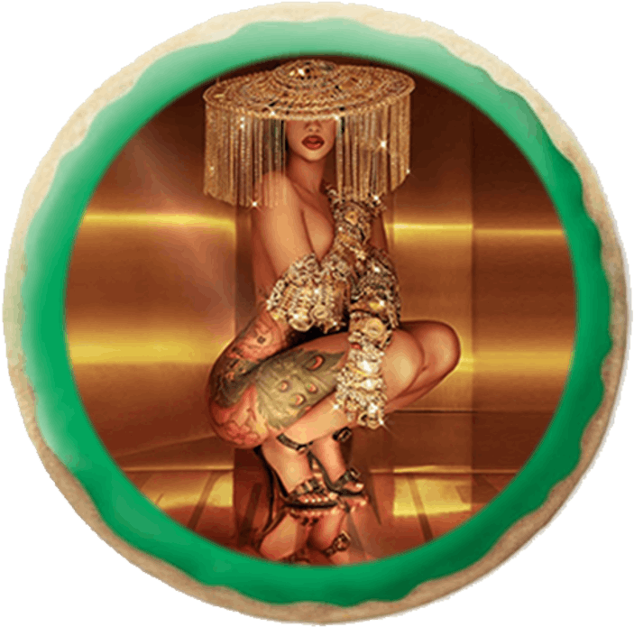 Product Image - Cardi B Money Clip (761x770), Png Download