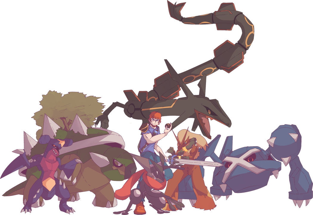 Autobottesla - Blaziken Y Torterra (1050x720), Png Download