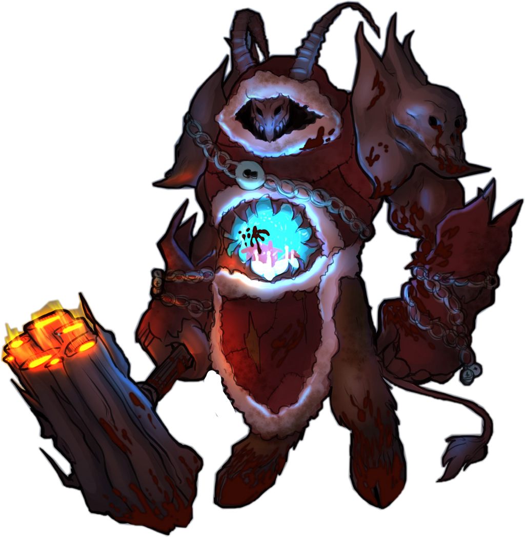 Krampus Christmas Overwatch Reinhardt Freetoedit - Illustration (1024x1047), Png Download