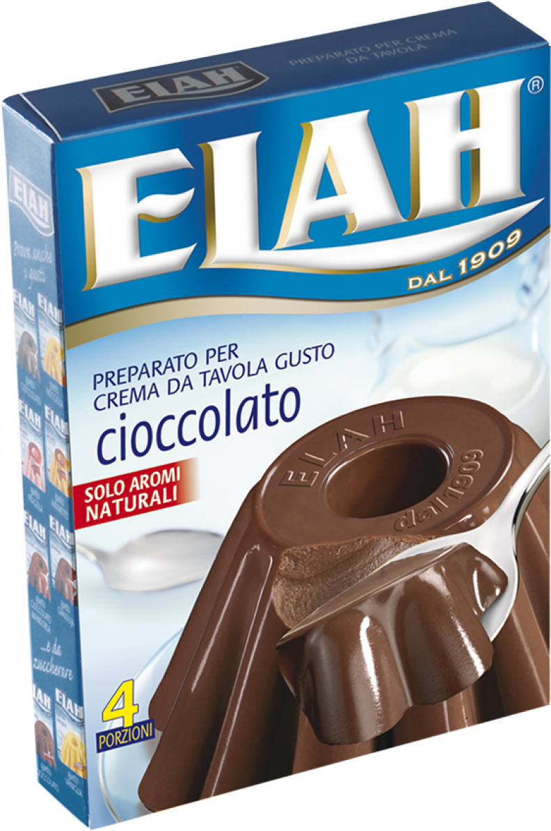 Chocolate Pudding - Budino Elah Con Amaretti (800x1203), Png Download