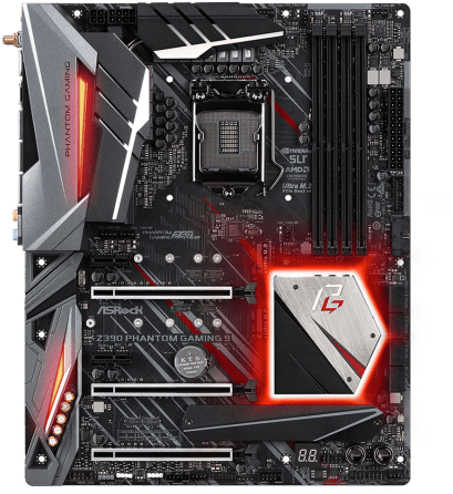 Placa Asrock Z390 Phantom Gaming - Z390 Phantom Gaming 9 (565x565), Png Download