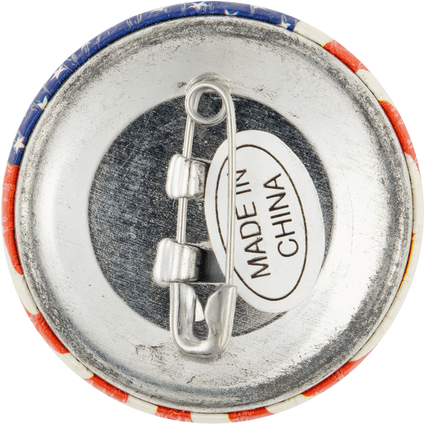 American Flag Circle Button Back Art Button Museum - Circle (1000x975), Png Download