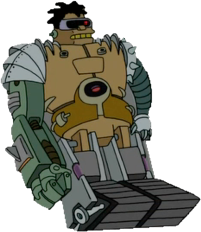 Hermes Bot Is When Hermes Conrad Sells All Of His Organs - Roberto V2 0 Futurama (672x776), Png Download