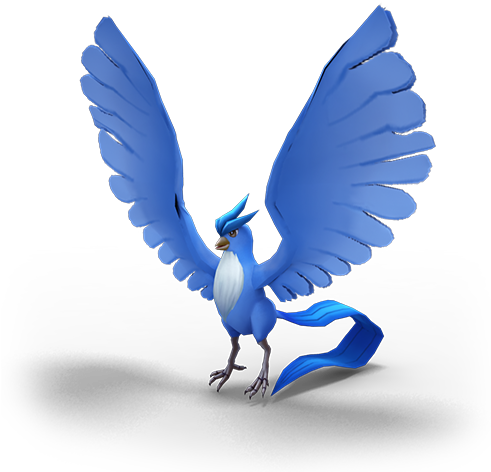 [pokémon] Articuno - Articuno 3d (622x574), Png Download