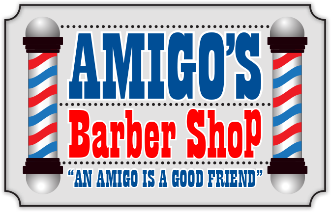 Welcome To Amigo's Barber Shop, Your Local Gentlemen's - Graphic Design (725x493), Png Download