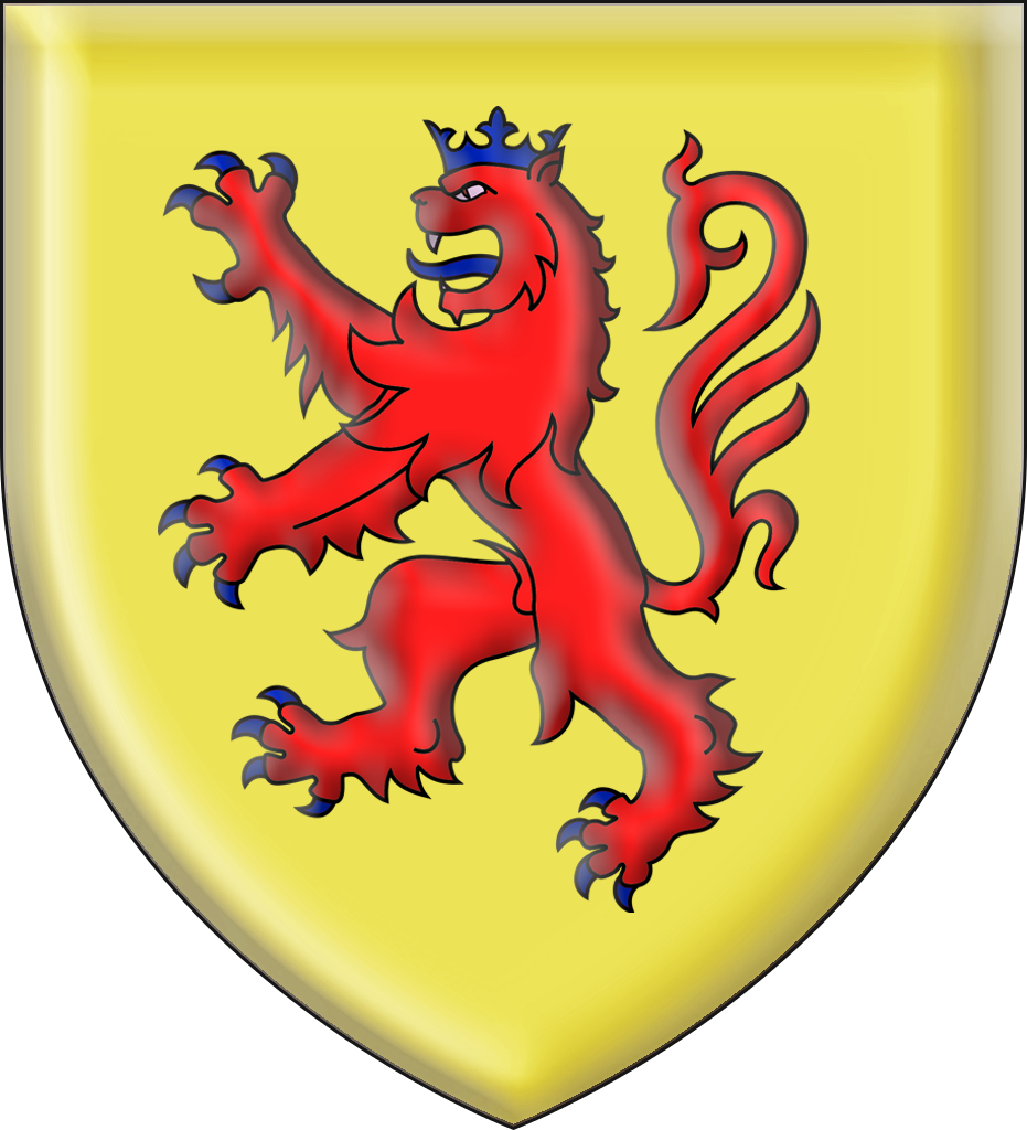 Armes De La Famille D'albert - Scotland Shield (931x1024), Png Download