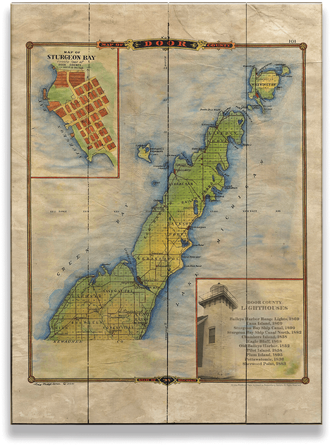 Door County, Wisconsin (730x730), Png Download