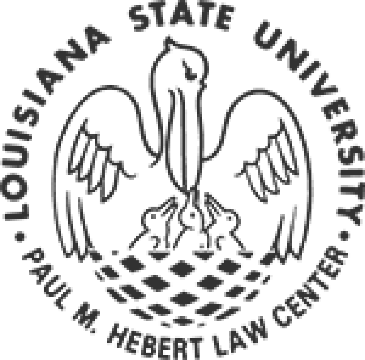 Cropped-lawreview Seal - Louisiana State University (1280x1262), Png Download
