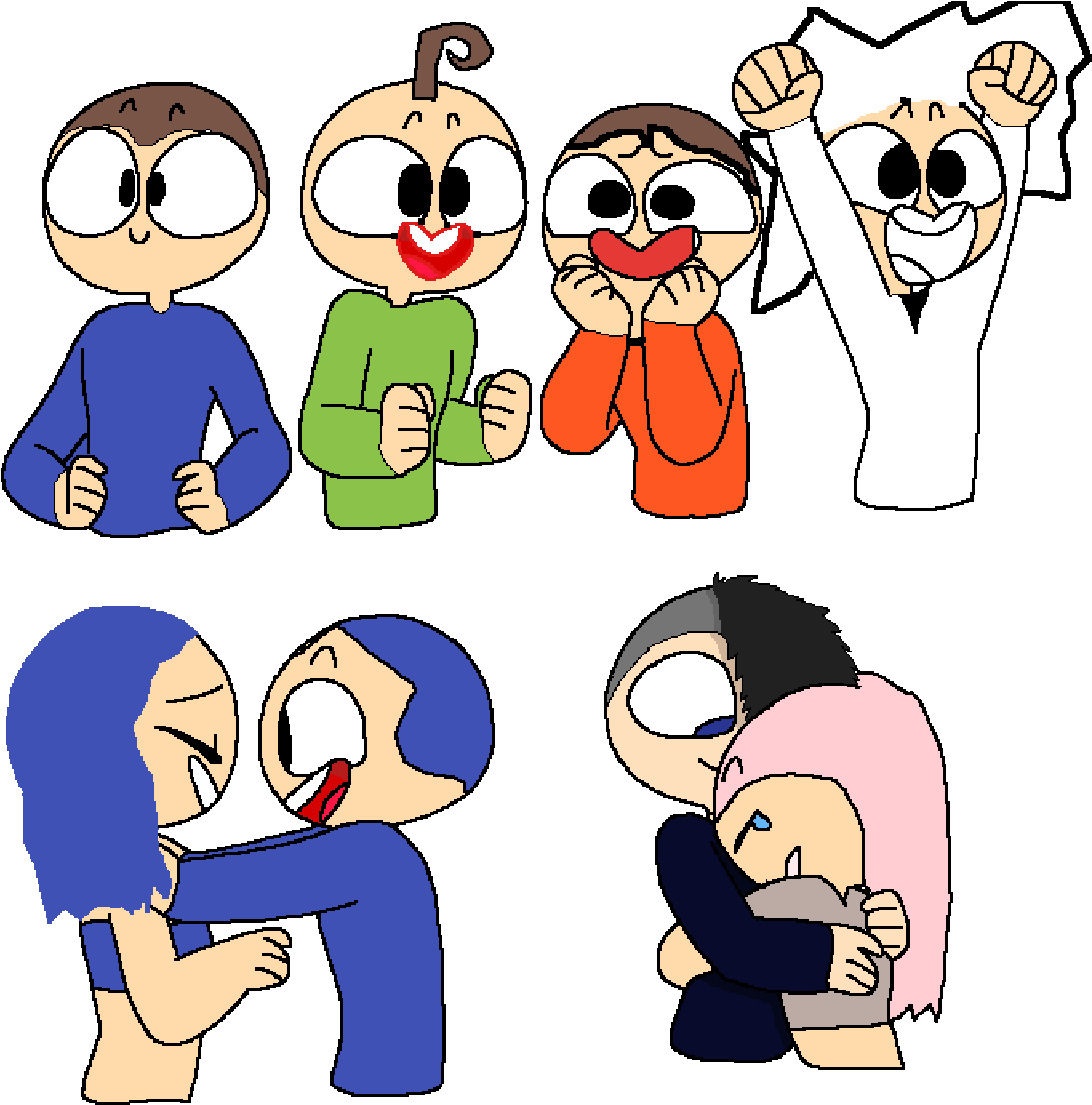 Weegee Ain Finish - Cartoon (1400x1400), Png Download