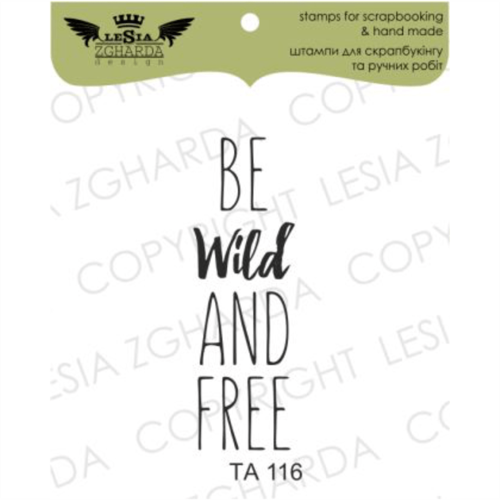 {ta116} Stamp ''be Wild And - Calligraphy (1001x1000), Png Download