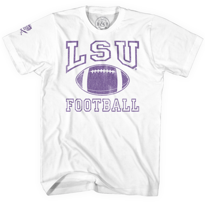 B&b Dry Goods Lsu Tigers Football Arch T-shirt - Active Shirt (700x700), Png Download