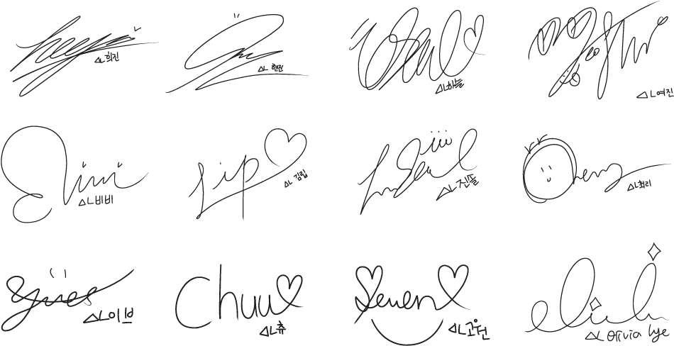 17 Jun - Vivi Loona Signature (1032x560), Png Download