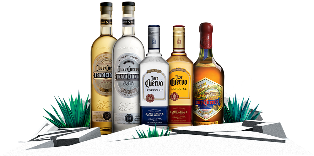 Jose Cuervo Range Of Tequilas - American Whiskey (1000x498), Png Download