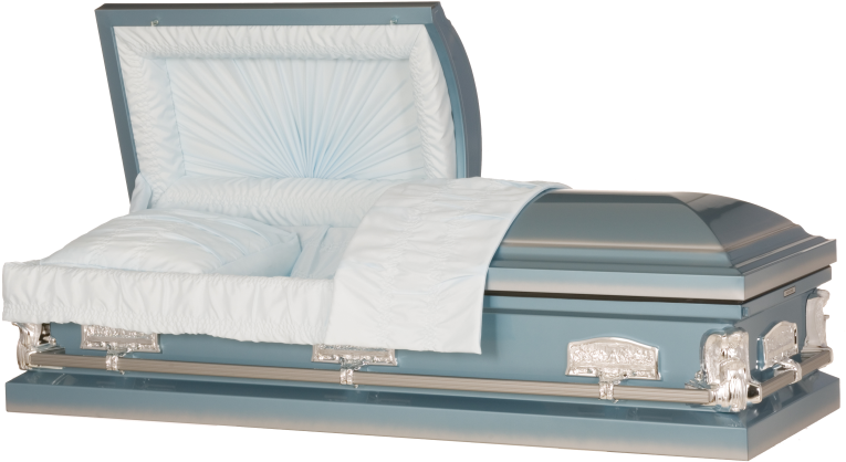 20-gauge Metal Caskets - Bed Frame (848x563), Png Download