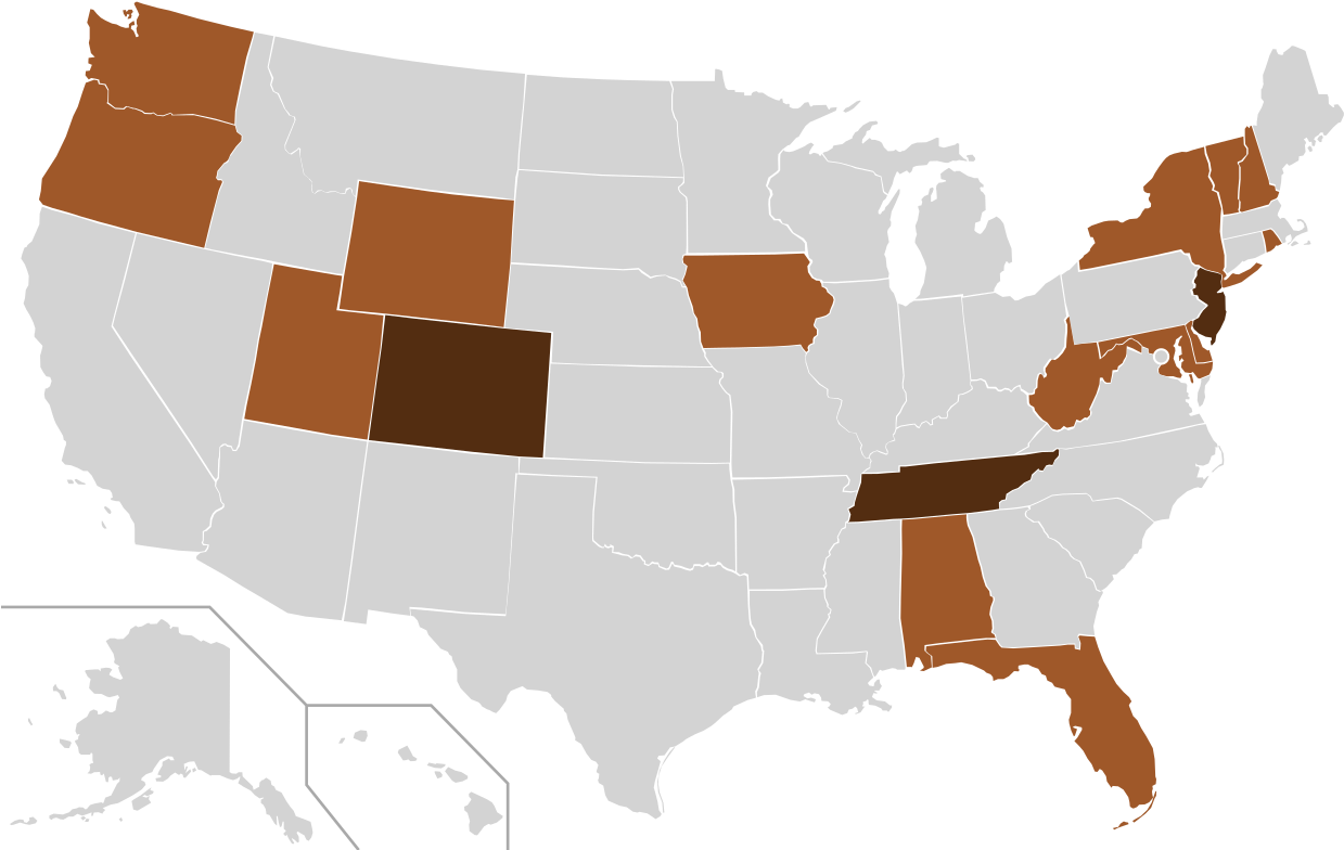 Merlin Miller Ballot Access - States Allow Lgbt Adoption (1280x791), Png Download