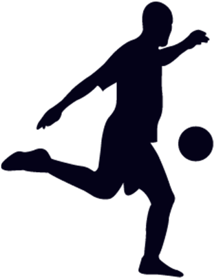 Chute2 - Soccer Kick (671x645), Png Download