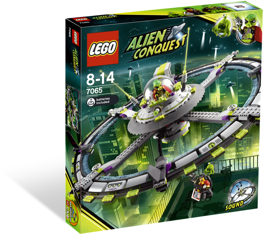Lego Alien Conquest 7065 (1200x900), Png Download