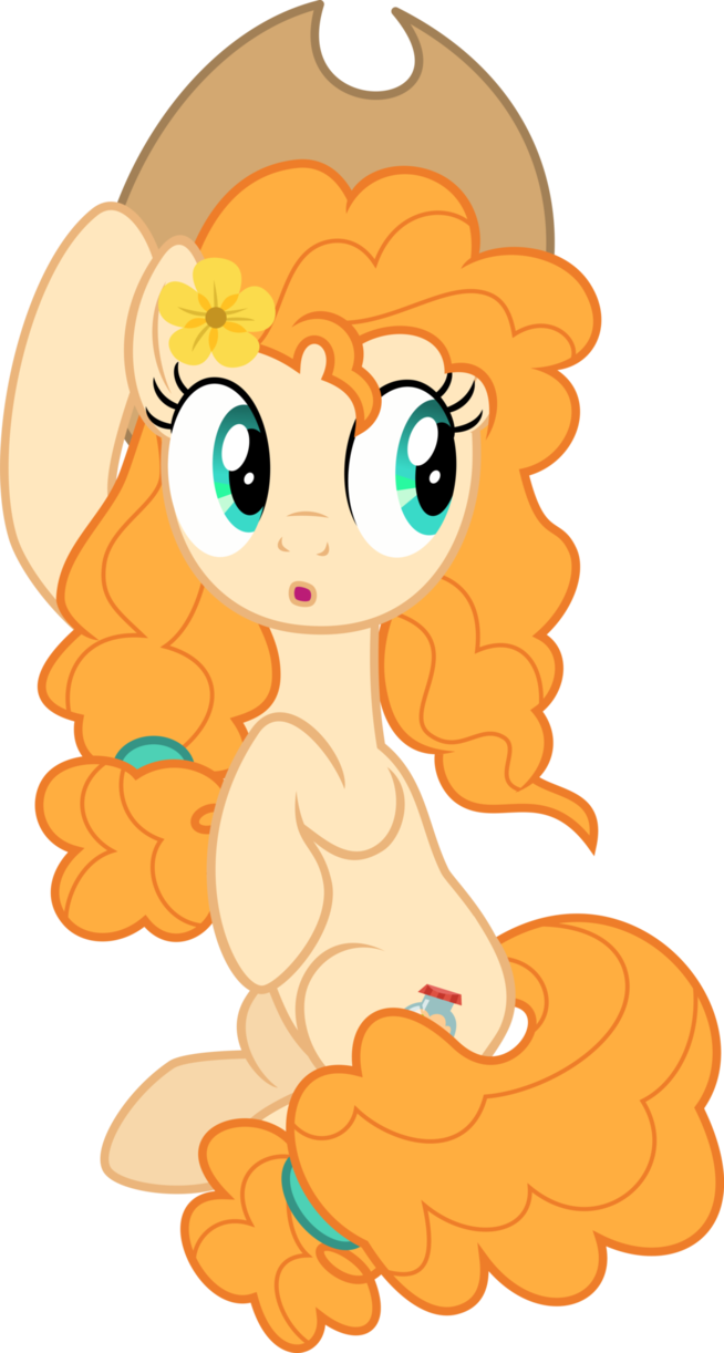 My Little Pony Clipart Buttercup - Pear Butter Mlp (654x1222), Png Download