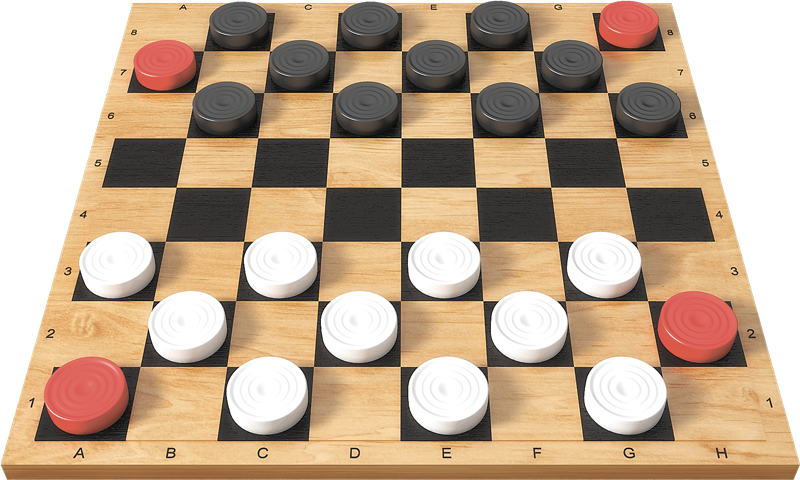 Walnut And Maple Chess Board (800x480), Png Download