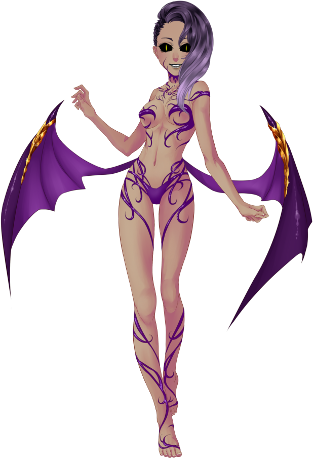 Evil Succubus - Eldarya Tenue Evil Succubus (800x1132), Png Download