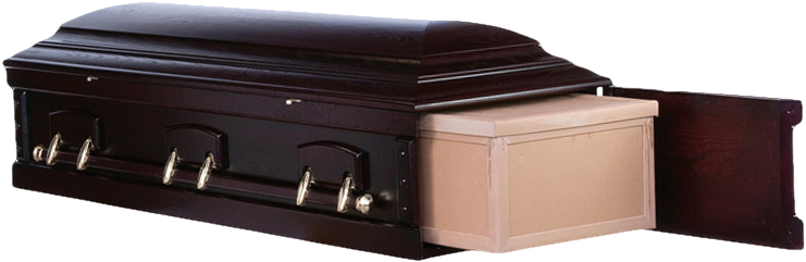 Our Rental Eco Casket - Trunk (850x539), Png Download