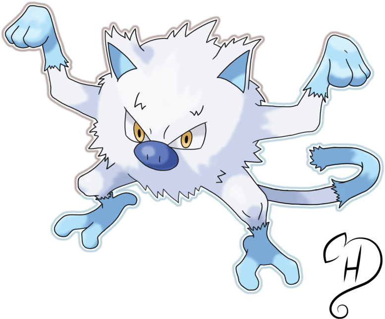 Namerian Mankey By Cdhernly - Gets Angry For No Reason Pokemon (894x894), Png Download