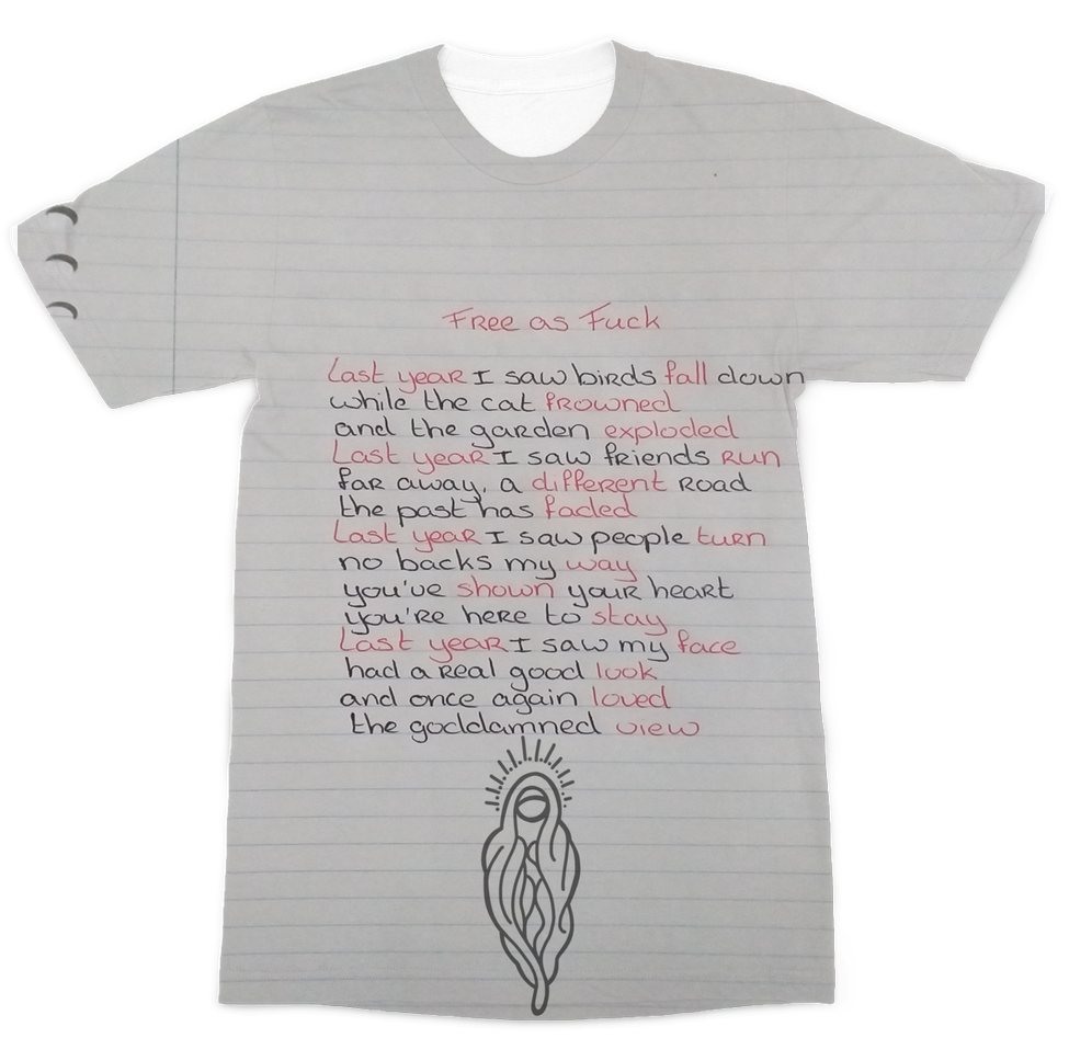 Free As Fuck Unusuals Originals Adult T-shirt - Active Shirt (1024x1024), Png Download