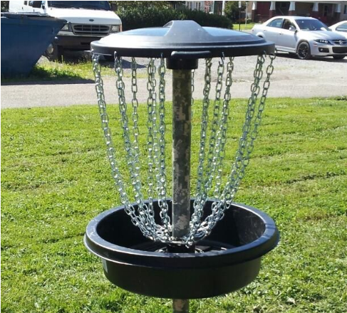Diy Lowes Disc Golf Goal - Disc Golf (700x439), Png Download