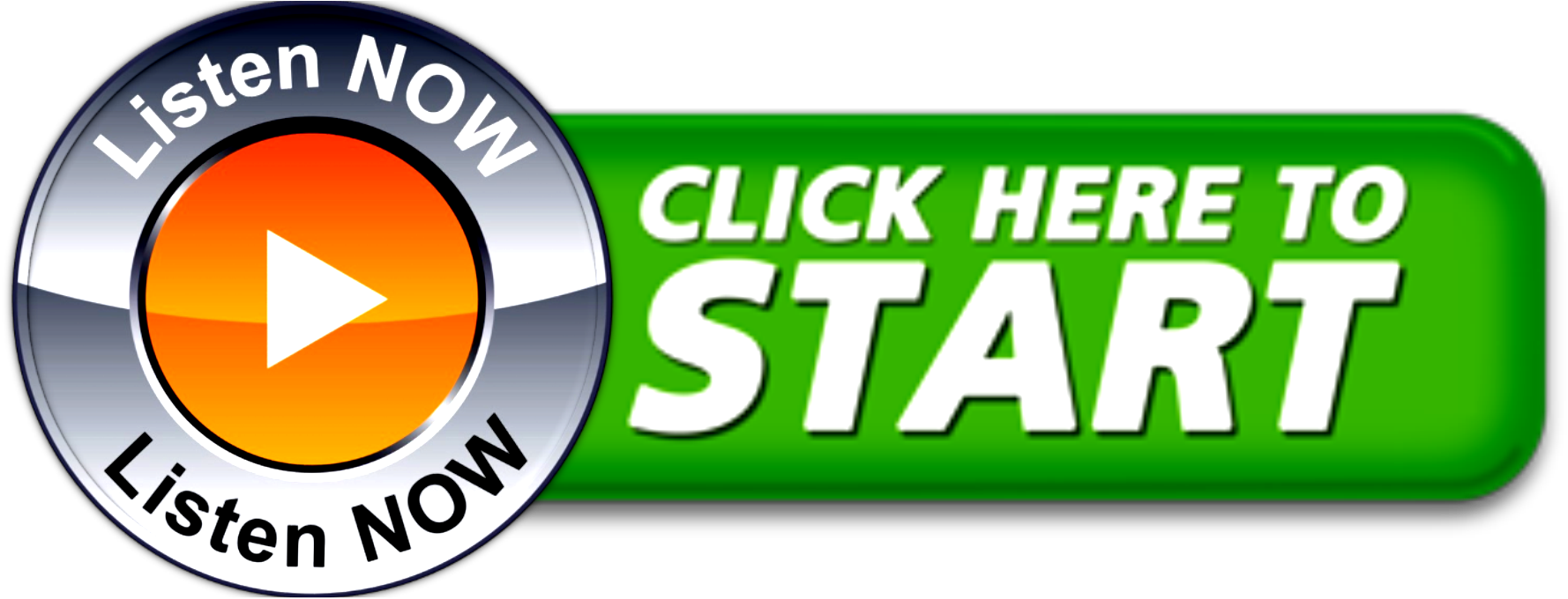 Green Start Here Listen Now Button Png │ Grace Truth - Circle (1778x680), Png Download