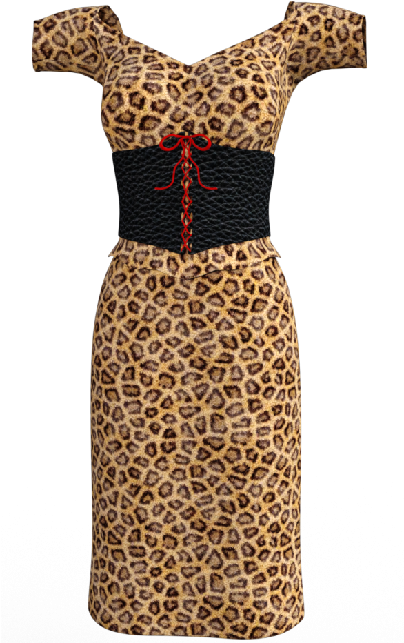 The Second One, I Just Went In And Played With Various - Day Dress (585x948), Png Download