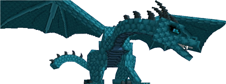These Dragons Can Be Tamed And Ridden Like Red Dragons - Dragon In Minecraft Png (947x350), Png Download