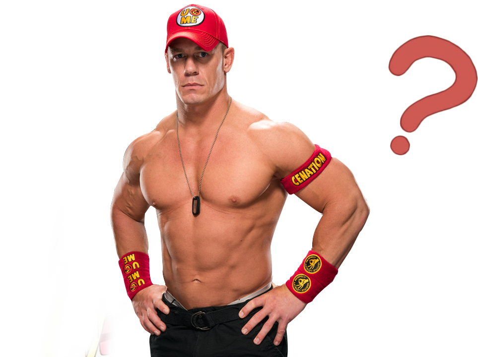 Question Mark Cena - Universal Champion John Cena Belt (963x720), Png Download