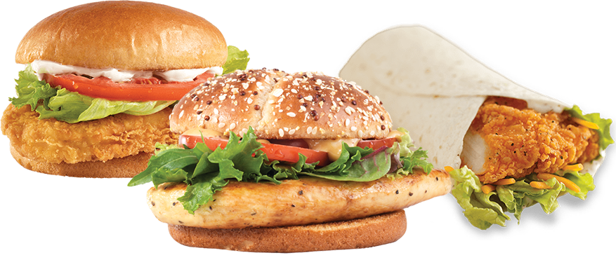 Fried, Grilled Or In A Wrap Your Choice - Wendy's New Chicken Sandwich Nutrition (877x364), Png Download