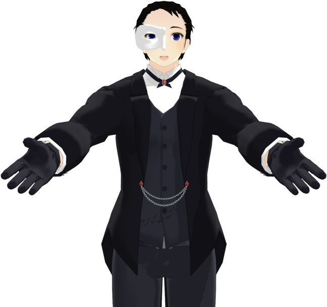 Phantom Of The Opera Png - Mmd Phantom Of The Opera Mask (1192x670), Png Download