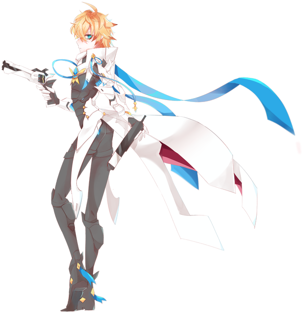 Fatal Phantom Elsword (678x800), Png Download