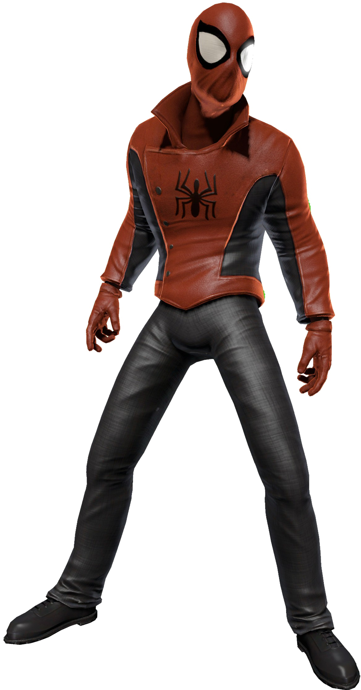 Spider Man Standing Png High Quality Image - Last Stand Spiderman Suit (1184x2272), Png Download