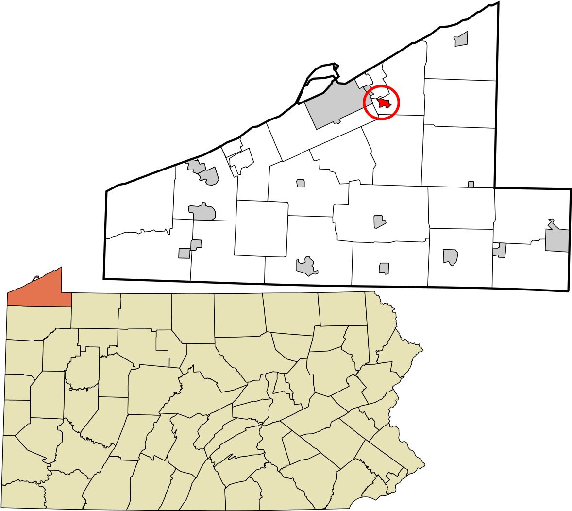 Map Of Pennsylvania (1200x1065), Png Download